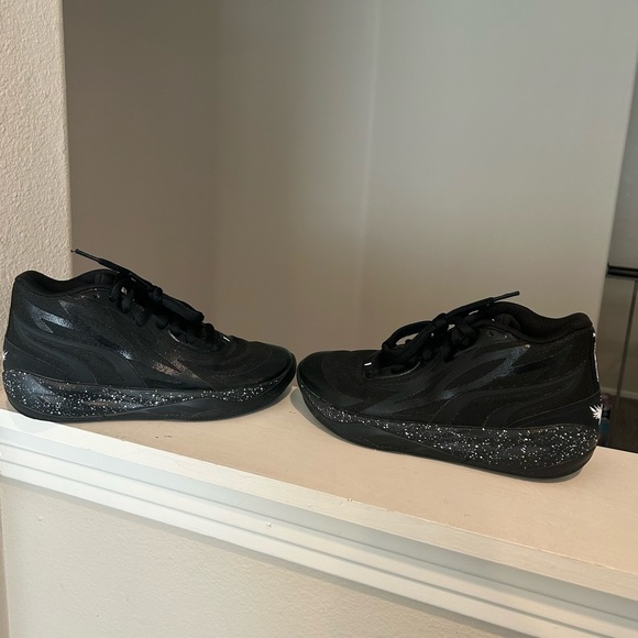 Puma Other - PUMA MELO MB.02 "Oreo" Black/White/Oreo Basketball 379425-01 GS Youth SZ 6.5